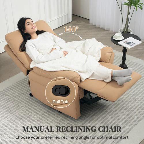 Comfort Recliner Sofa with Adjustable Backrest and Footrest for Ultimate Home Relaxation by HOMCOM