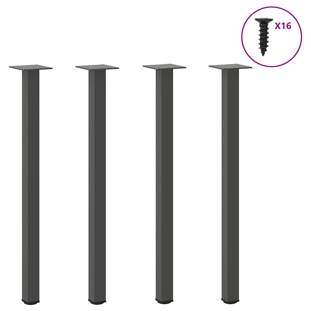 VidaXL Table Leg Set 30-32 cm Powder-Coated DIY by vidaXL