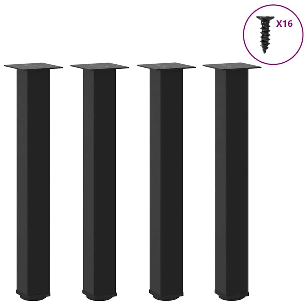 VidaXL Table Leg Set 30-32 cm Powder-Coated DIY by vidaXL