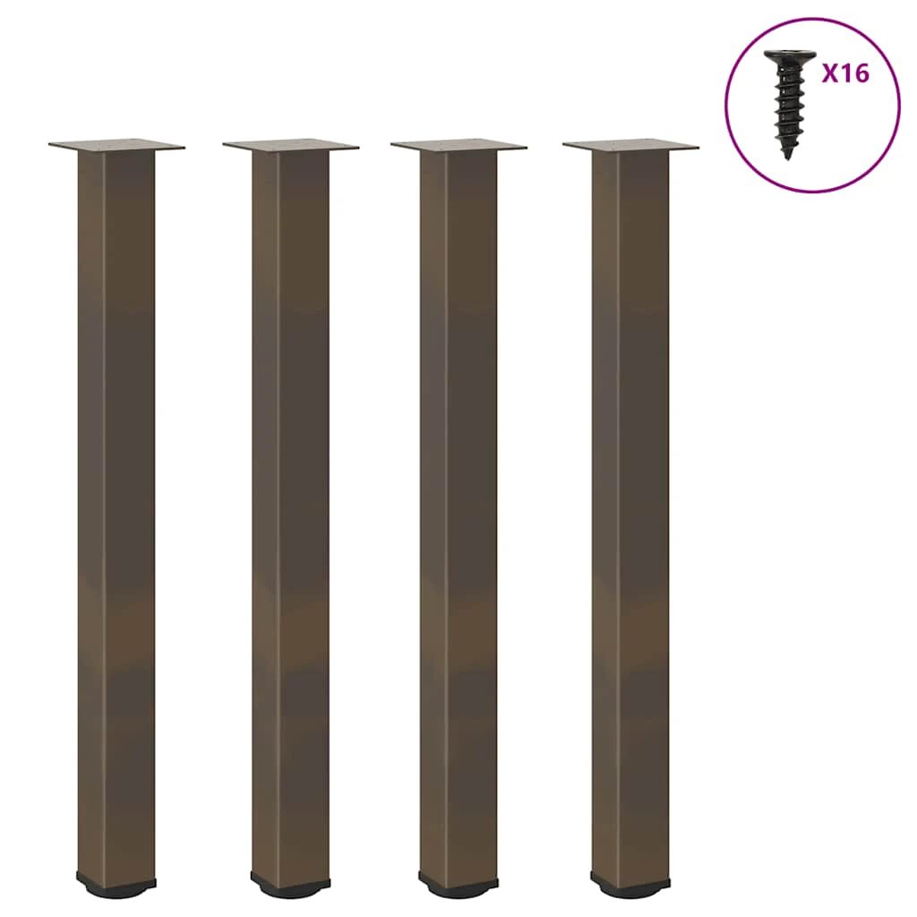 VidaXL Table Leg Set 30-32 cm Powder-Coated DIY by vidaXL