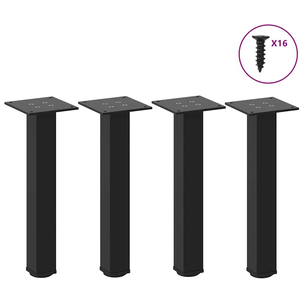 VidaXL Table Leg Set 30-32 cm Powder-Coated DIY by vidaXL