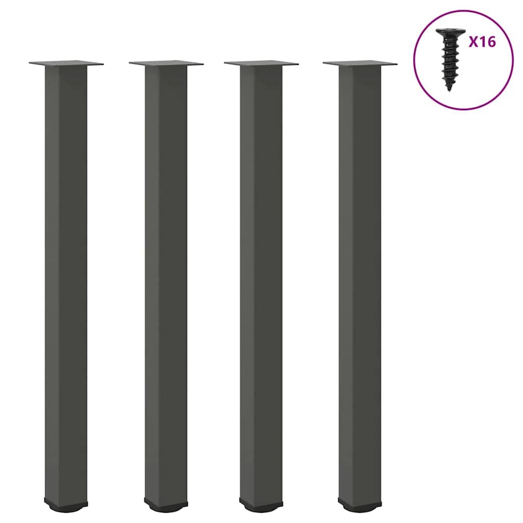 VidaXL Table Leg Set 30-32 cm Powder-Coated DIY by vidaXL
