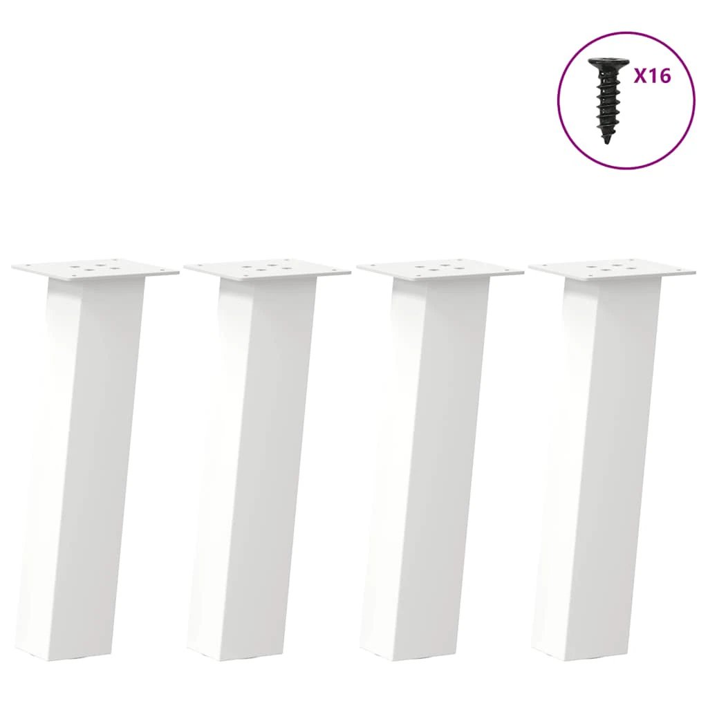 vidaXL VidaXL Coffee Table Legs 42 Cm Powder Coated Steel Durable For DIY Furniture Easy Assembly - Coffee Table
