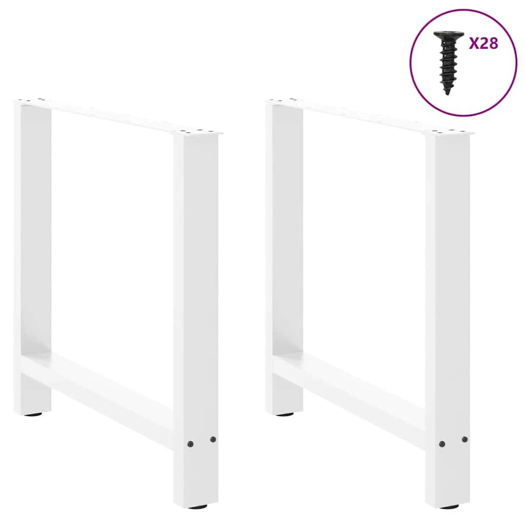 VidaXL Coffee Table Legs 70x31 cm Powder Coated Steel for DIY Furniture Projects by vidaXL