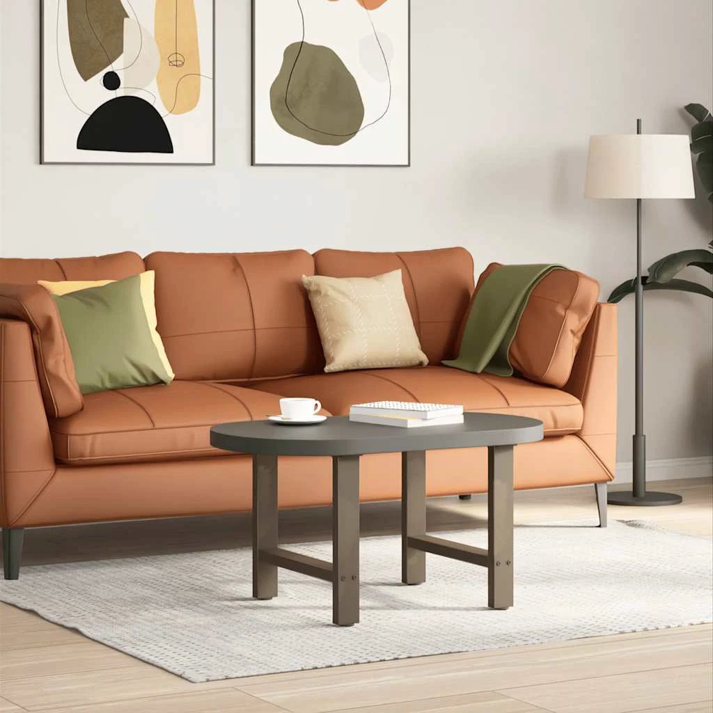 VidaXL Coffee Table Legs 70x31 cm Powder Coated Steel for DIY Furniture Projects by vidaXL