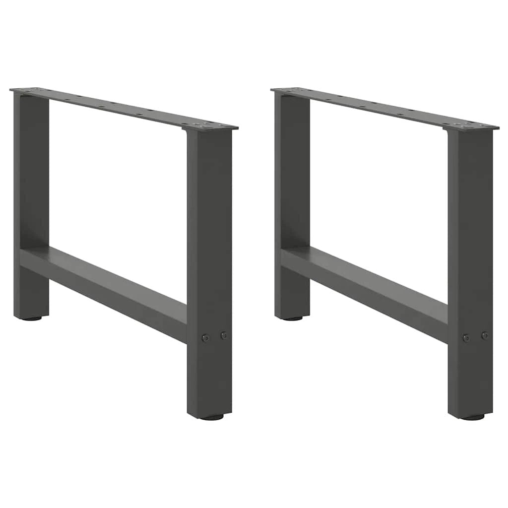 vidaXL VidaXL Coffee Table Legs 70x31 cm Powder Coated Steel for DIY Furniture Projects - Coffee Table