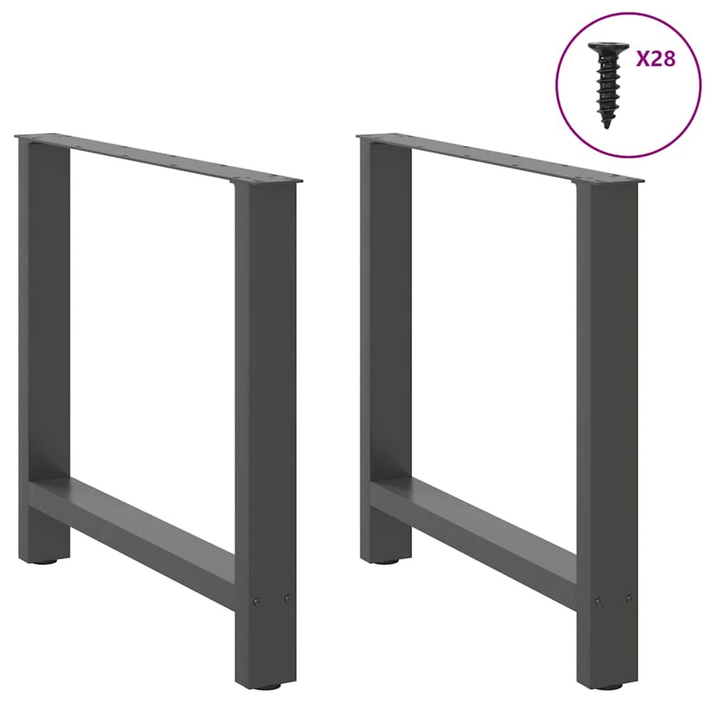 vidaXL VidaXL Coffee Table Legs 70x31 cm Powder Coated Steel for DIY Furniture Projects - Coffee Table