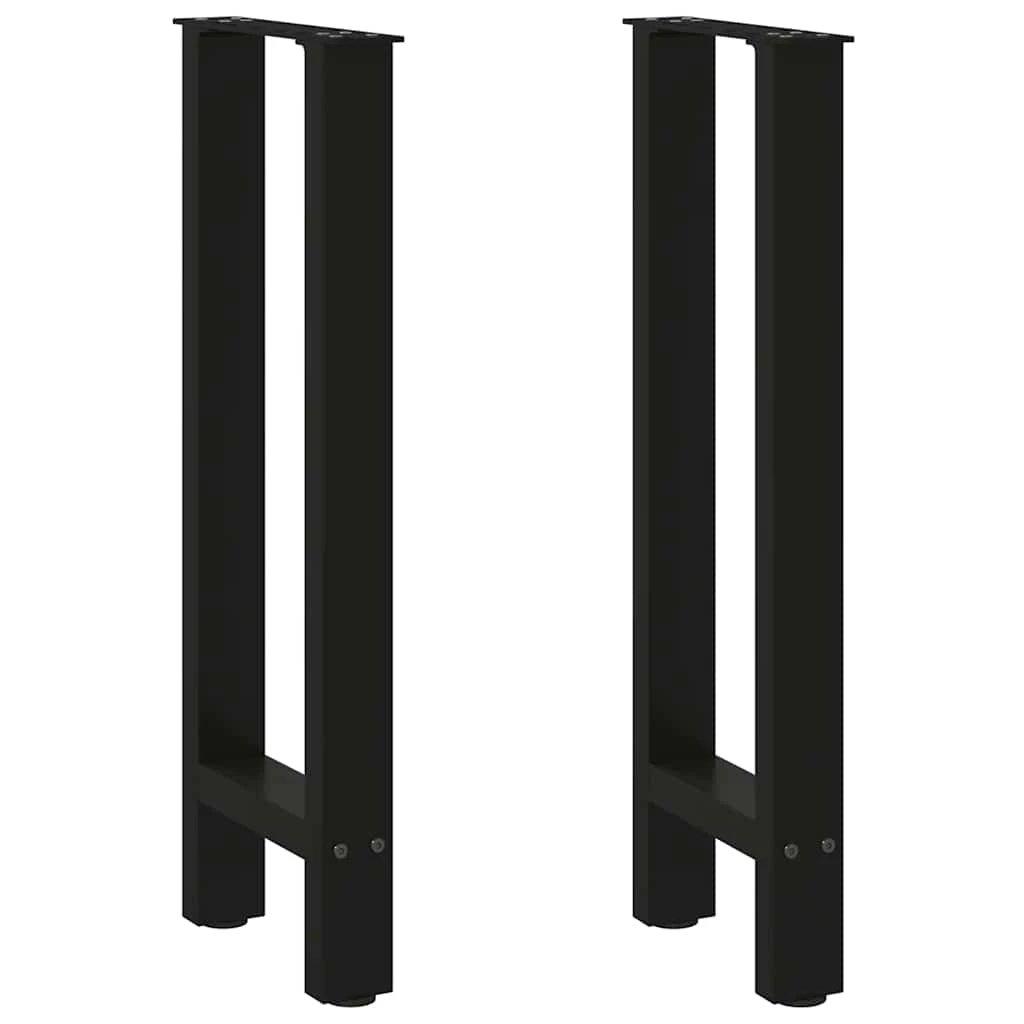 VidaXL Coffee Table Legs 70x31 cm Powder Coated Steel for DIY Furniture Projects by vidaXL