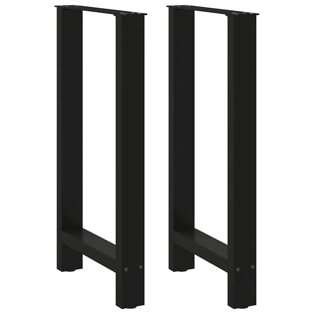 VidaXL Coffee Table Legs 70x31 cm Powder Coated Steel for DIY Furniture Projects by vidaXL