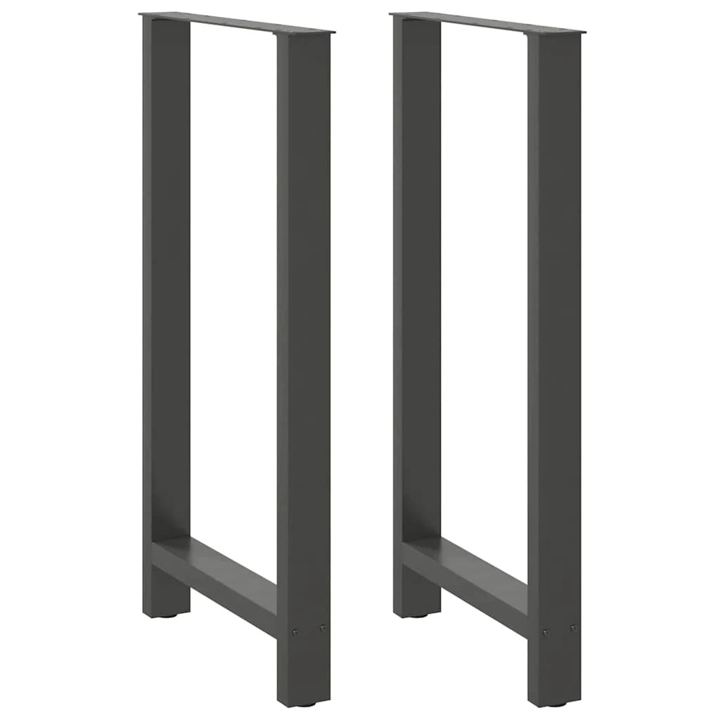 vidaXL VidaXL Coffee Table Legs 70x31 cm Powder Coated Steel for DIY Furniture Projects - Coffee Table
