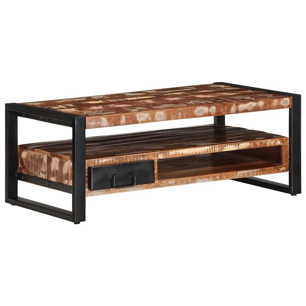 VidaXL Coffee Table 90x50x36 cm Solid Rough Mango Wood Home by vidaXL