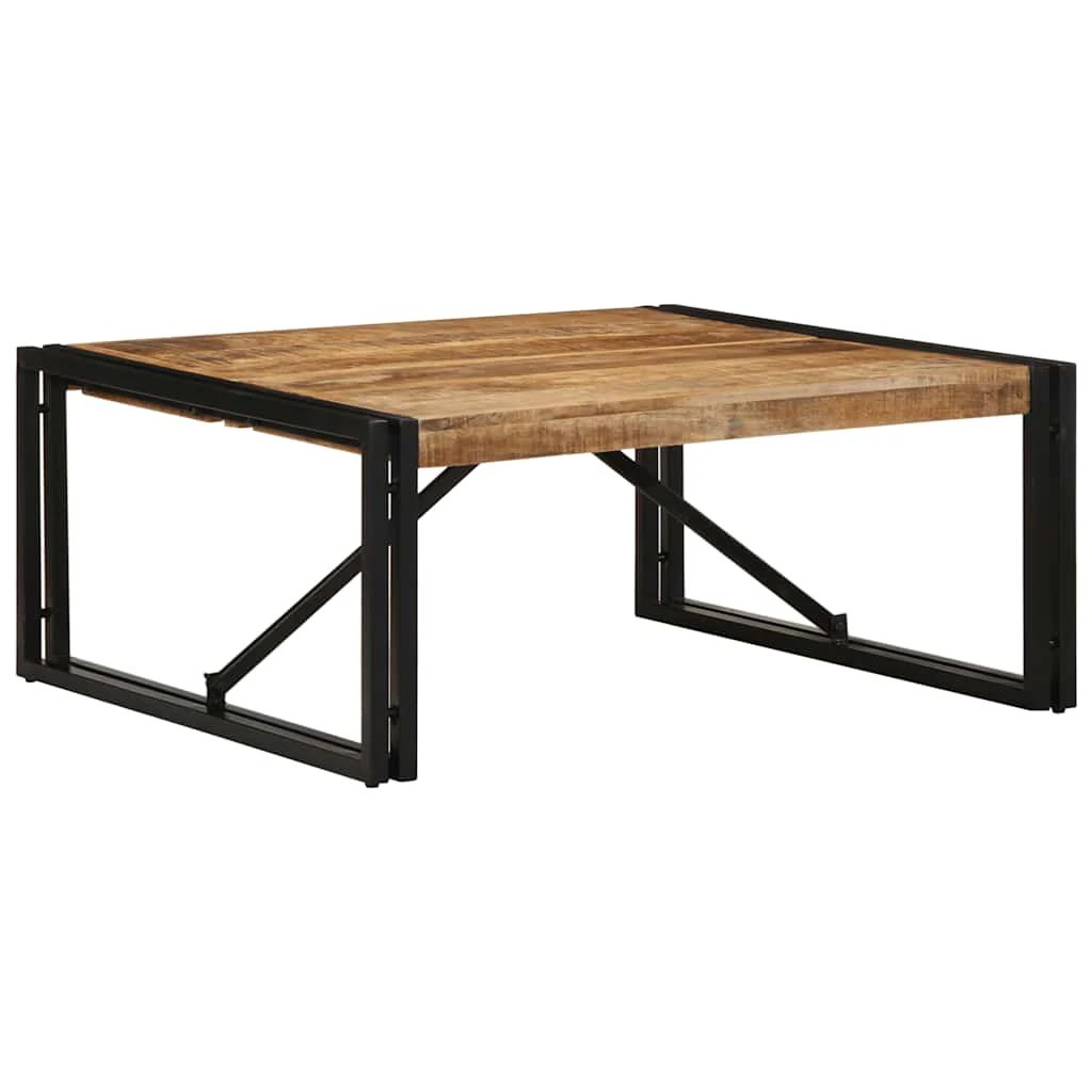 vidaXL VidaXL Coffee Table 100x100x35 cm Solid Mango Wood Family - Coffee Table