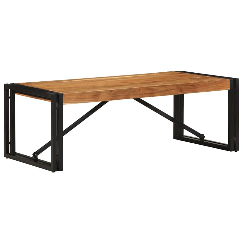 vidaXL VidaXL Coffee Table 100x100x35 cm Solid Mango Wood Family - Coffee Table
