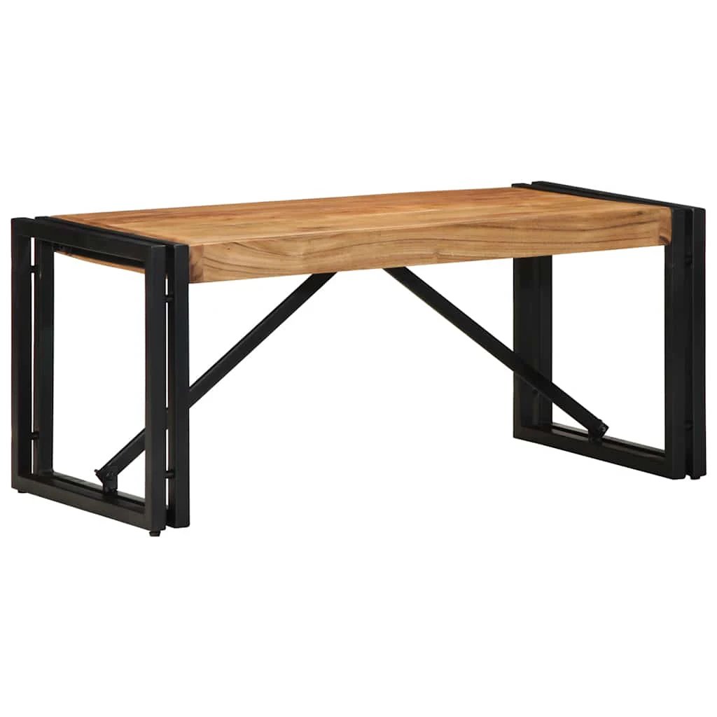 vidaXL VidaXL Coffee Table 100x100x35 cm Solid Mango Wood Family - Coffee Table