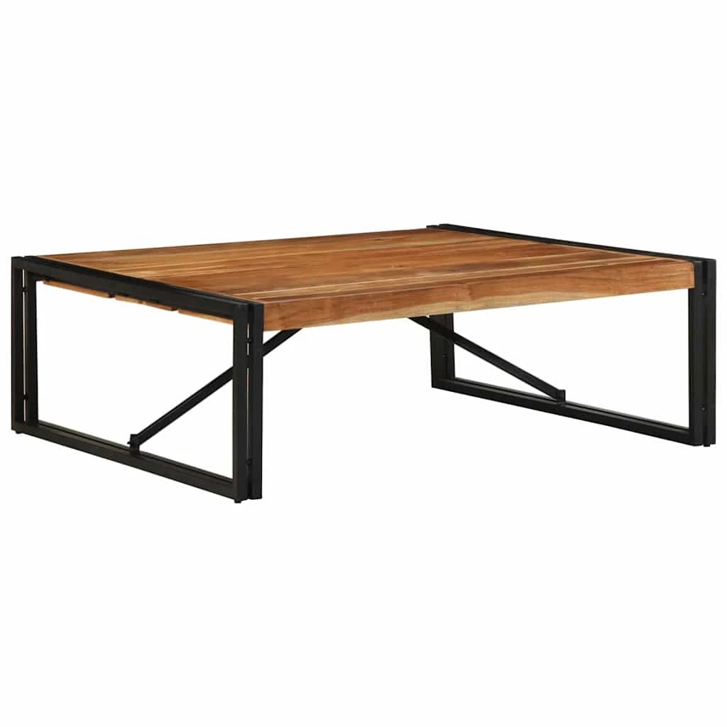 vidaXL VidaXL Coffee Table 100x100x35 cm Solid Mango Wood Family - Coffee Table