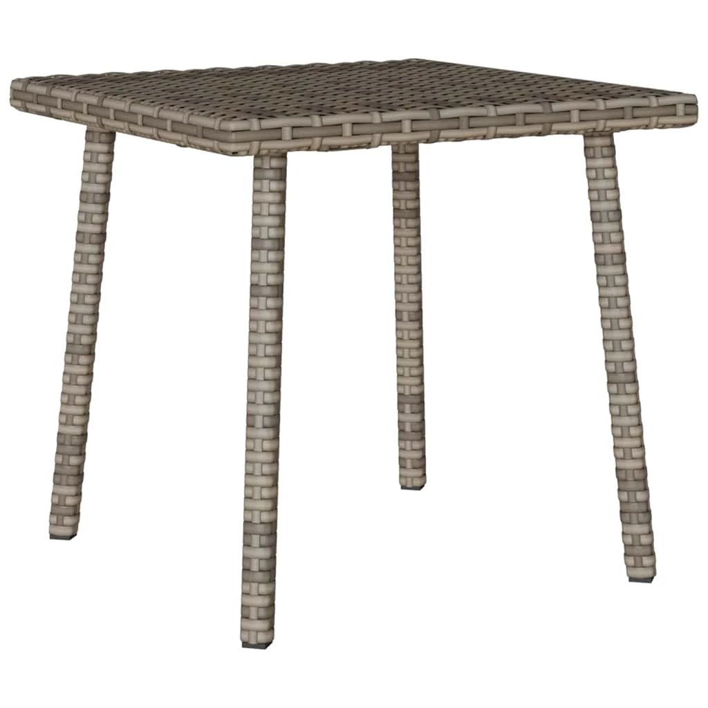 vidaXL vidaXL Garden Coffee Table Rectangular 60x40x37 cm Poly Rattan Weatherproof Outdoor Use - Garden Table
