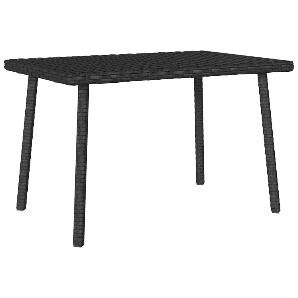 vidaXL vidaXL Garden Coffee Table Rectangular 60x40x37 cm Poly Rattan Weatherproof Outdoor Use - Garden Table