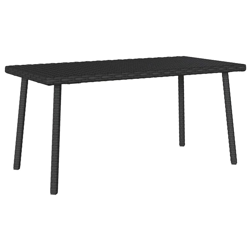 vidaXL vidaXL Garden Coffee Table Rectangular 60x40x37 cm Poly Rattan Weatherproof Outdoor Use - Garden Table