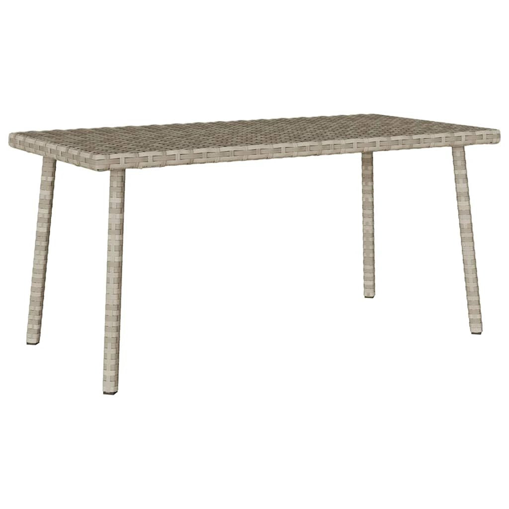 vidaXL vidaXL Garden Coffee Table Rectangular 60x40x37 cm Poly Rattan Weatherproof Outdoor Use - Garden Table