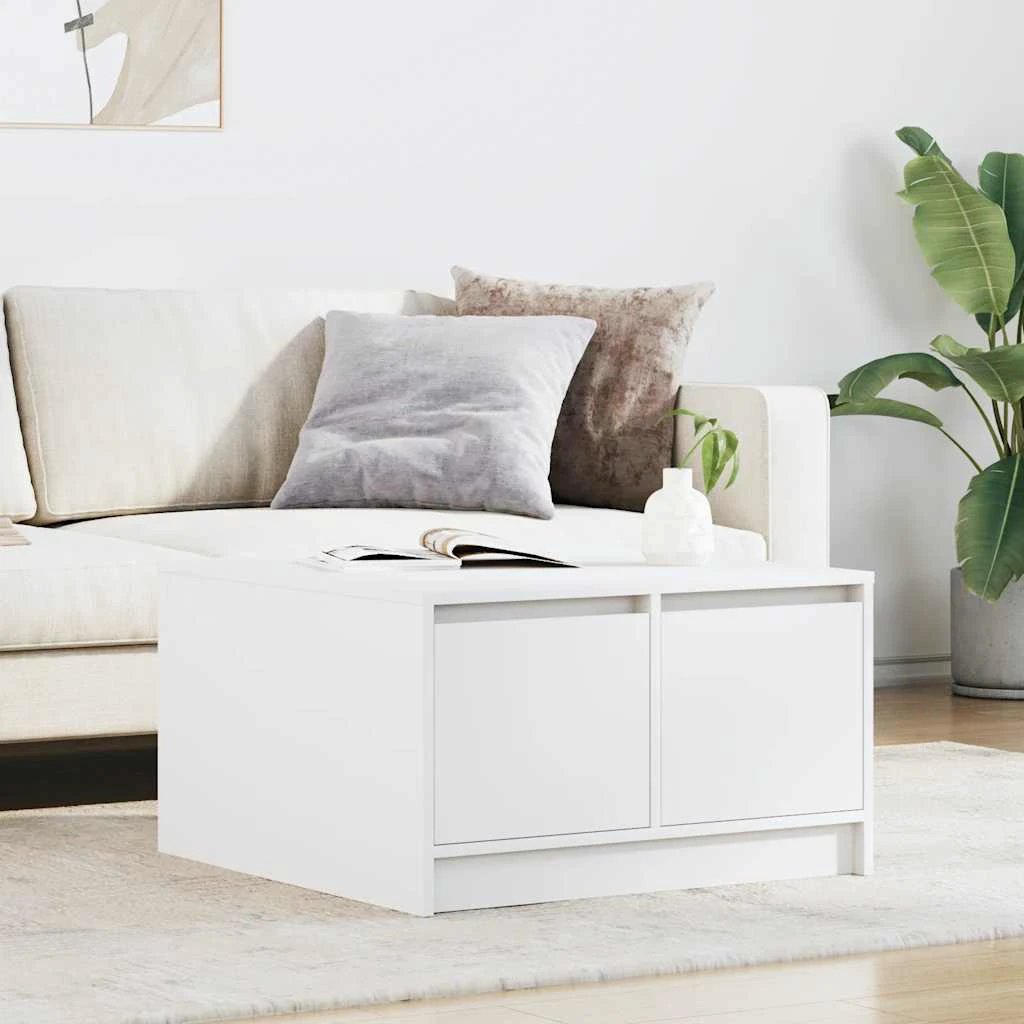VidaXL Coffee Table 100x100x40 cm with Drawers Living Room by vidaXL