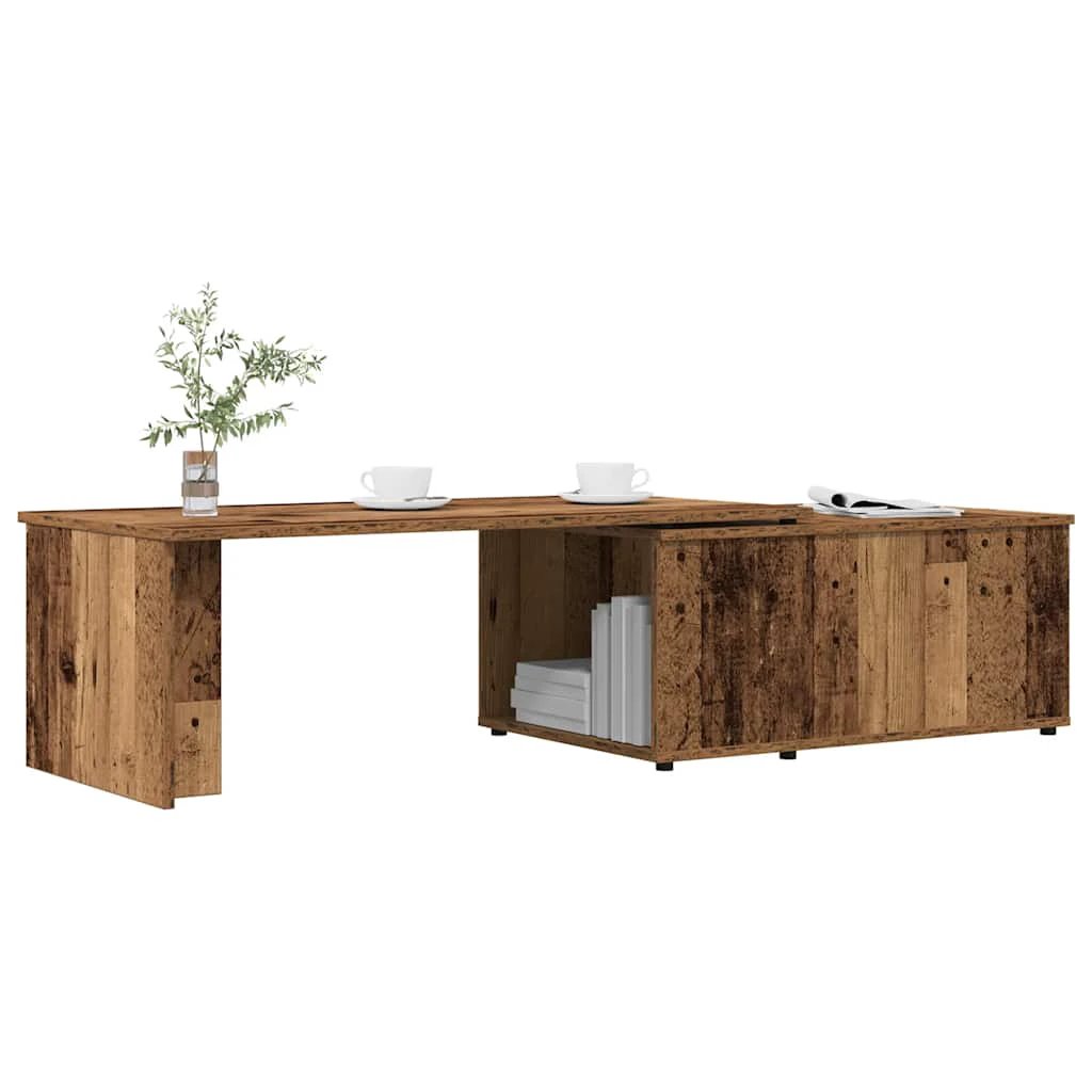 vidaXL Coffee Table 150x50x35 cm Smoked Oak Finish Engineered Wood Living Room Decor by vidaXL