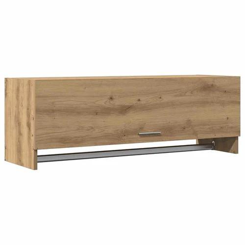 vidaXL vidaXL Wardrobe Brown Oak 100x32.5x35 cm Engineered Wood - Wardrobe