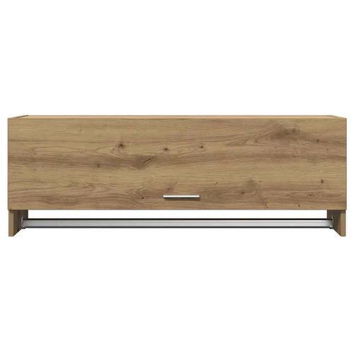 vidaXL vidaXL Wardrobe Brown Oak 100x32.5x35 cm Engineered Wood - Wardrobe