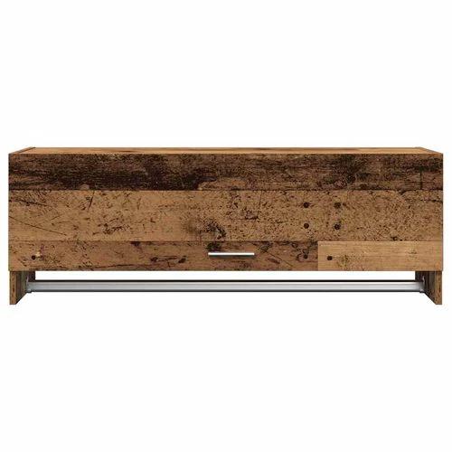 vidaXL vidaXL Wardrobe Brown Oak 100x32.5x35 cm Engineered Wood - Wardrobe