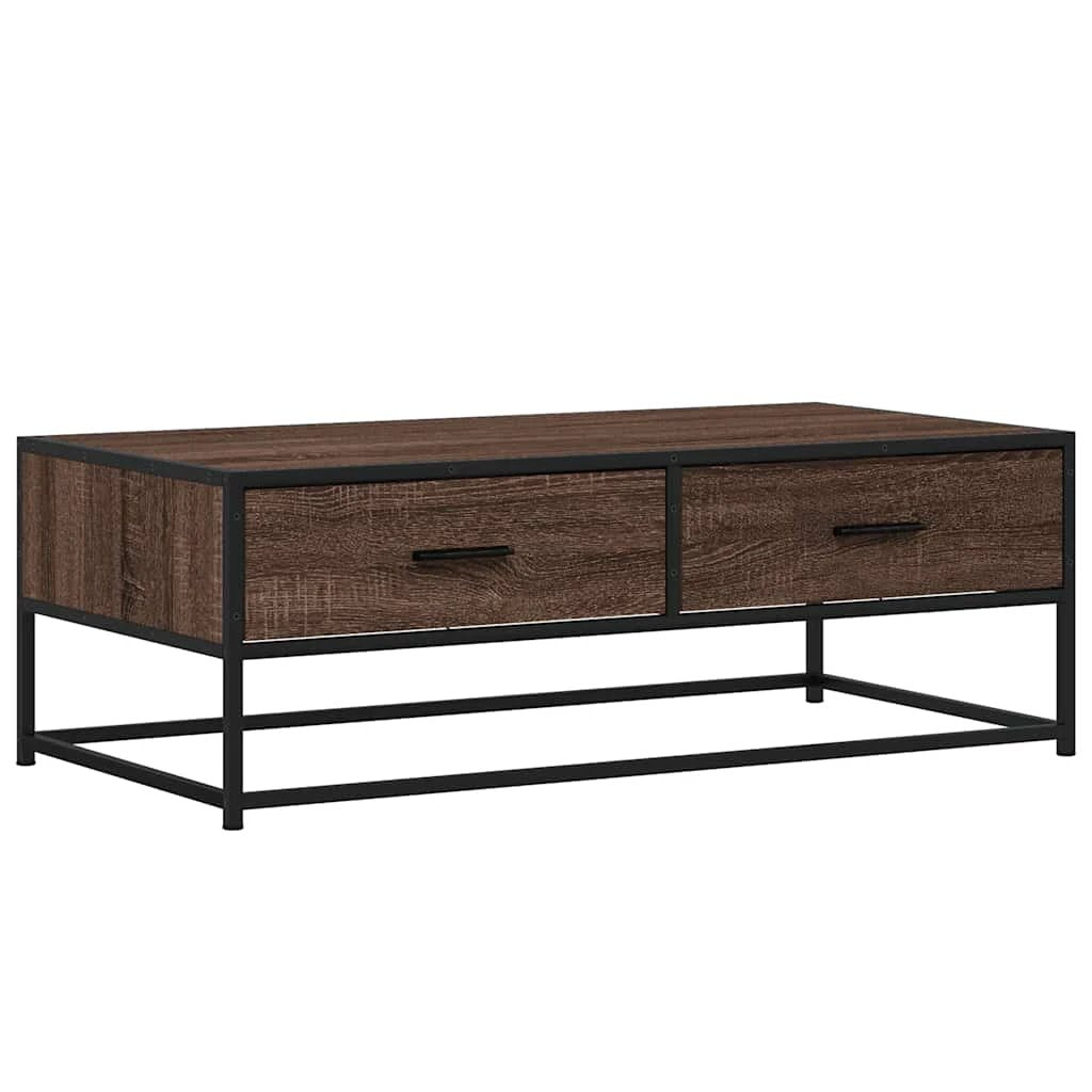 vidaXL VidaXL Coffee Table 100x50x35 Cm Engineered Wood And Metal - Coffee Table