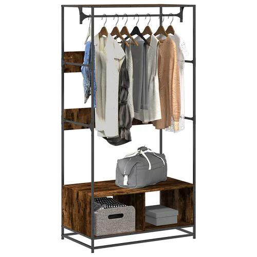 vidaXL vidaXL Wardrobe Black 90x50x180 cm Engineered Wood - Wardrobe