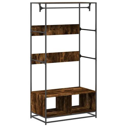 vidaXL vidaXL Wardrobe Black 90x50x180 cm Engineered Wood - Wardrobe