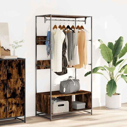 vidaXL vidaXL Wardrobe Black 90x50x180 cm Engineered Wood - Wardrobe