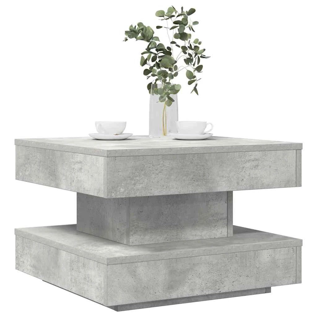 vidaXL VidaXL Coffee Table 50 By 50 By 34.5 Cm 360 Degree Rotatable For Modern Living Rooms - Coffee Table