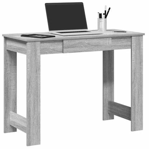 vidaXL Desk White 100x45x75 cm Engineered Wood by vidaXL