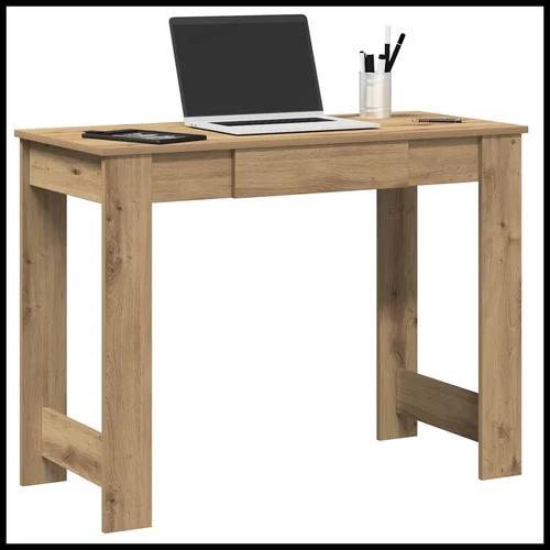 vidaXL Desk White 100x45x75 cm Engineered Wood by vidaXL