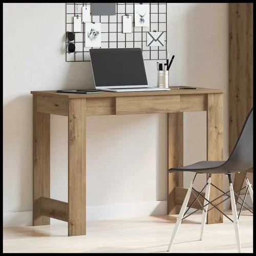vidaXL Desk White 100x45x75 cm Engineered Wood by vidaXL