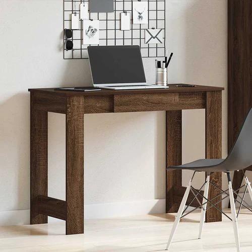 vidaXL Desk White 100x45x75 cm Engineered Wood by vidaXL