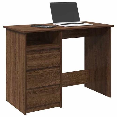 vidaXL Desk 102x50x75 cm Engineered Wood with Smooth Surface for Home Office Use by vidaXL