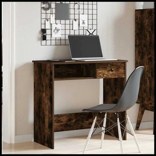 vidaXL Desk White 80x40x75 cm Engineered Wood by vidaXL