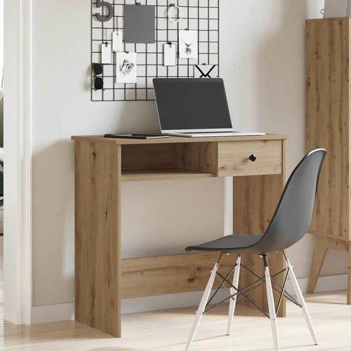 vidaXL Desk White 80x40x75 cm Engineered Wood by vidaXL