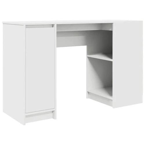 vidaXL vidaXL Desk 120x42x76 cm Engineered Wood with Versatile Storage for Home Office Use - Desk