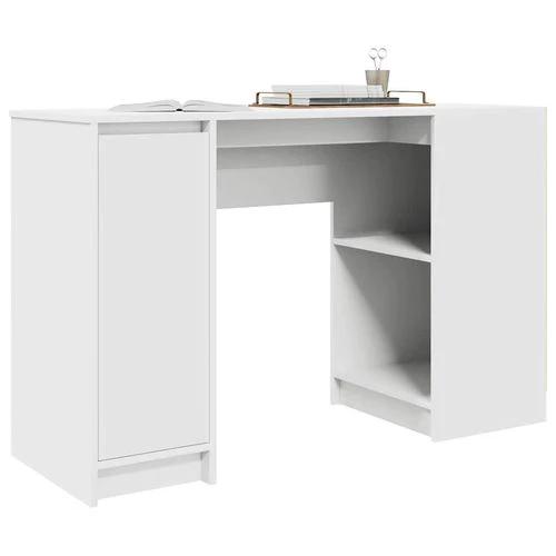 vidaXL vidaXL Desk 120x42x76 cm Engineered Wood with Versatile Storage for Home Office Use - Desk