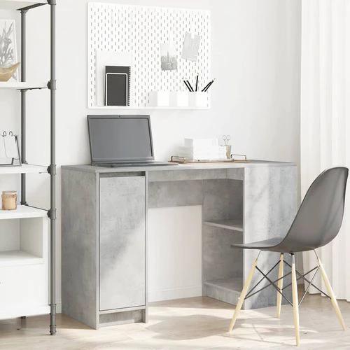 vidaXL Desk 120x42x76 cm Engineered Wood with Versatile Storage for Home Office Use by vidaXL