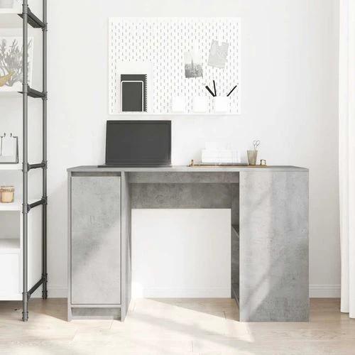 vidaXL Desk 120x42x76 cm Engineered Wood with Versatile Storage for Home Office Use by vidaXL