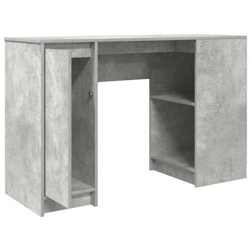 vidaXL Desk 120x42x76 cm Engineered Wood with Versatile Storage for Home Office Use by vidaXL