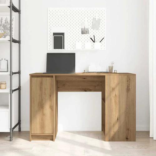 vidaXL vidaXL Desk 120x42x76 cm Engineered Wood with Versatile Storage for Home Office Use - Desk