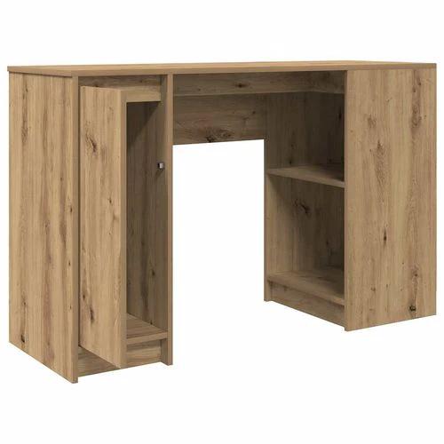 vidaXL vidaXL Desk 120x42x76 cm Engineered Wood with Versatile Storage for Home Office Use - Desk