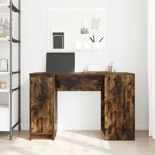 vidaXL Desk 120x42x76 cm Engineered Wood with Versatile Storage for Home Office Use by vidaXL