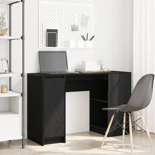 vidaXL Desk 120x42x76 cm Engineered Wood with Versatile Storage for Home Office Use by vidaXL