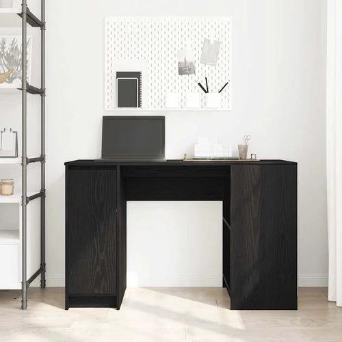 vidaXL vidaXL Desk 120x42x76 cm Engineered Wood with Versatile Storage for Home Office Use - Desk